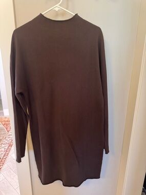 Frank & Eileen Women's Midi Dress in Dark Brown